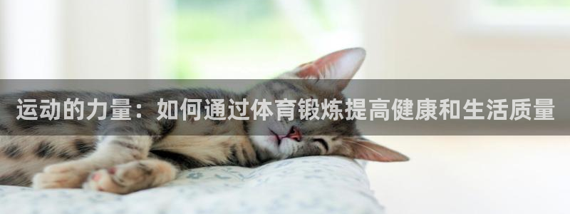 哈哈体育：运动的力量：如何通过体育锻炼提高健康和生活质量